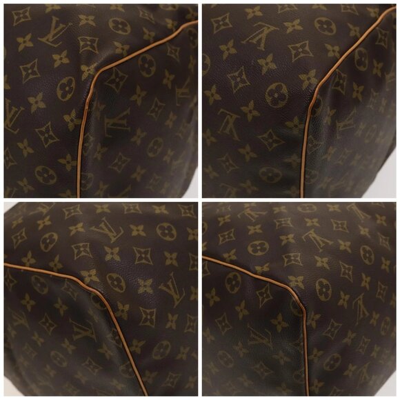 LOUIS VUITTON Monogram Keepall Bandouliere 60 Boston Bag M41412 LV Auth 119895A - Picture 14 of 16
